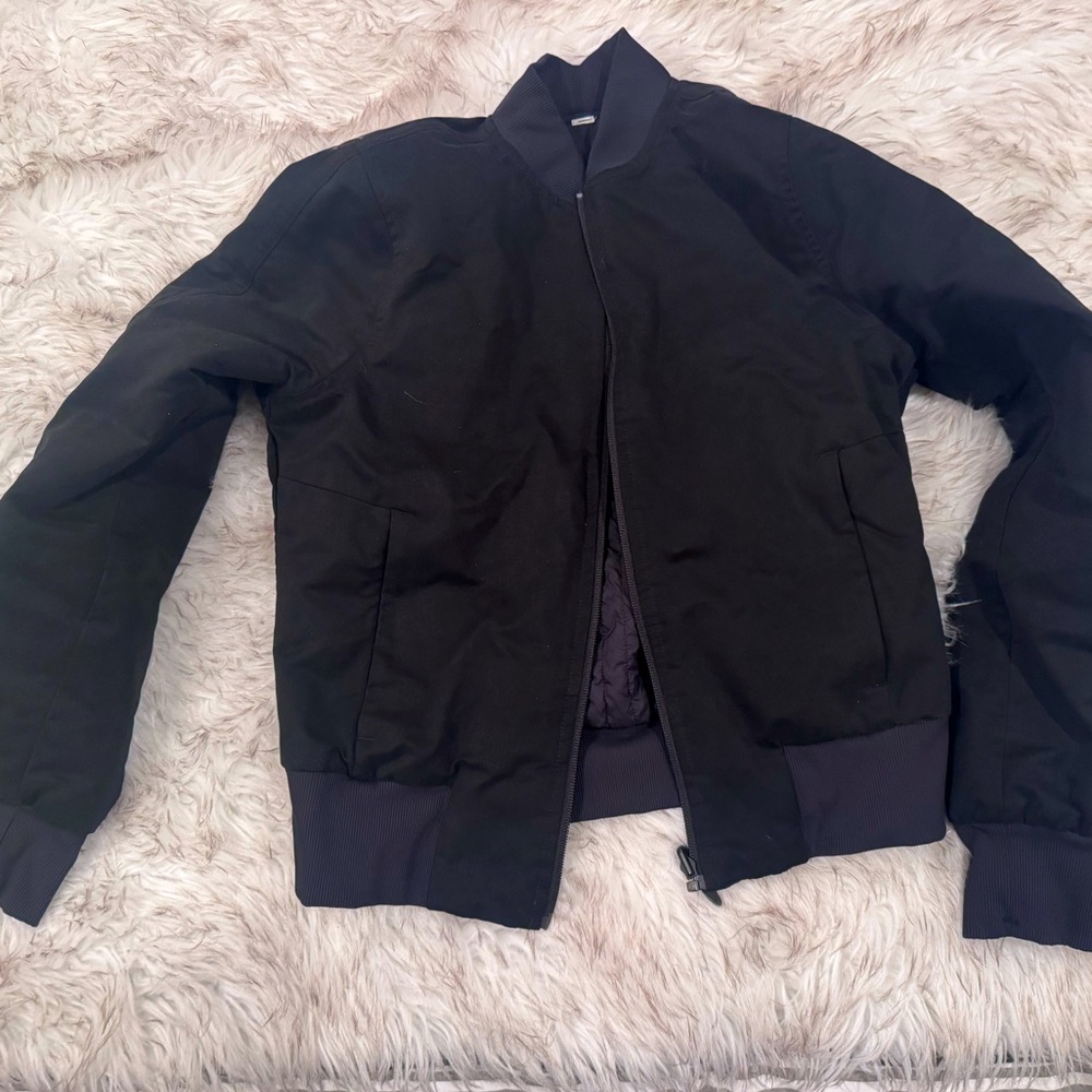 Lululemon Reversible Black Bomber Jacket
